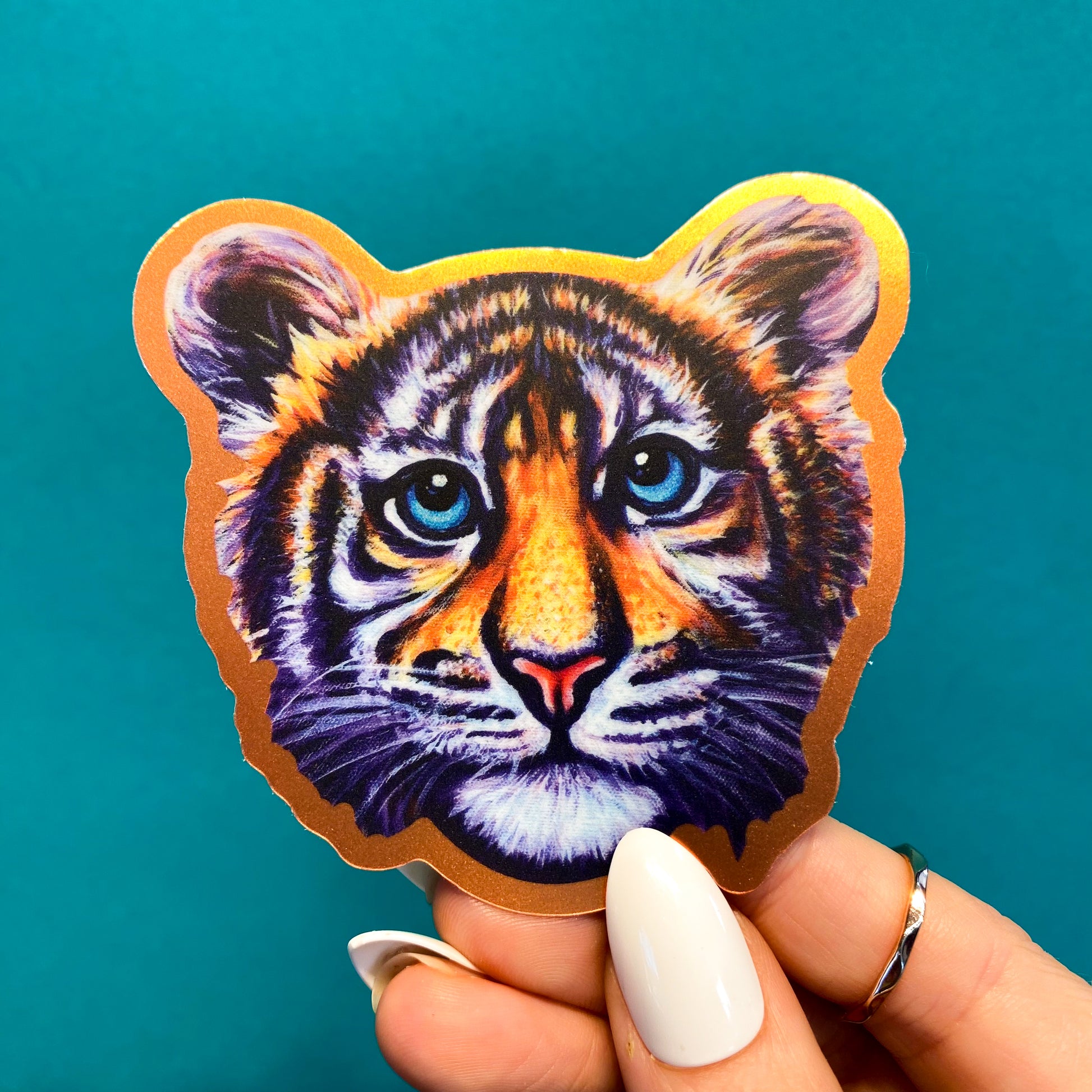 Tiger Vinyl Sticker