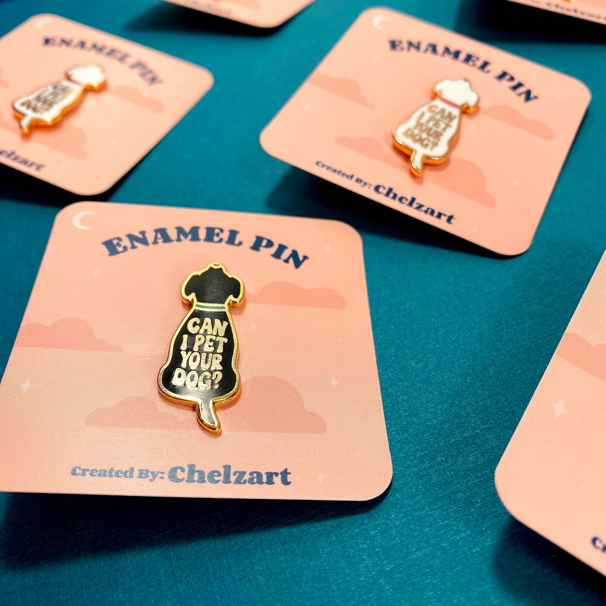 Can I Pet Your Dog Enamel Pin