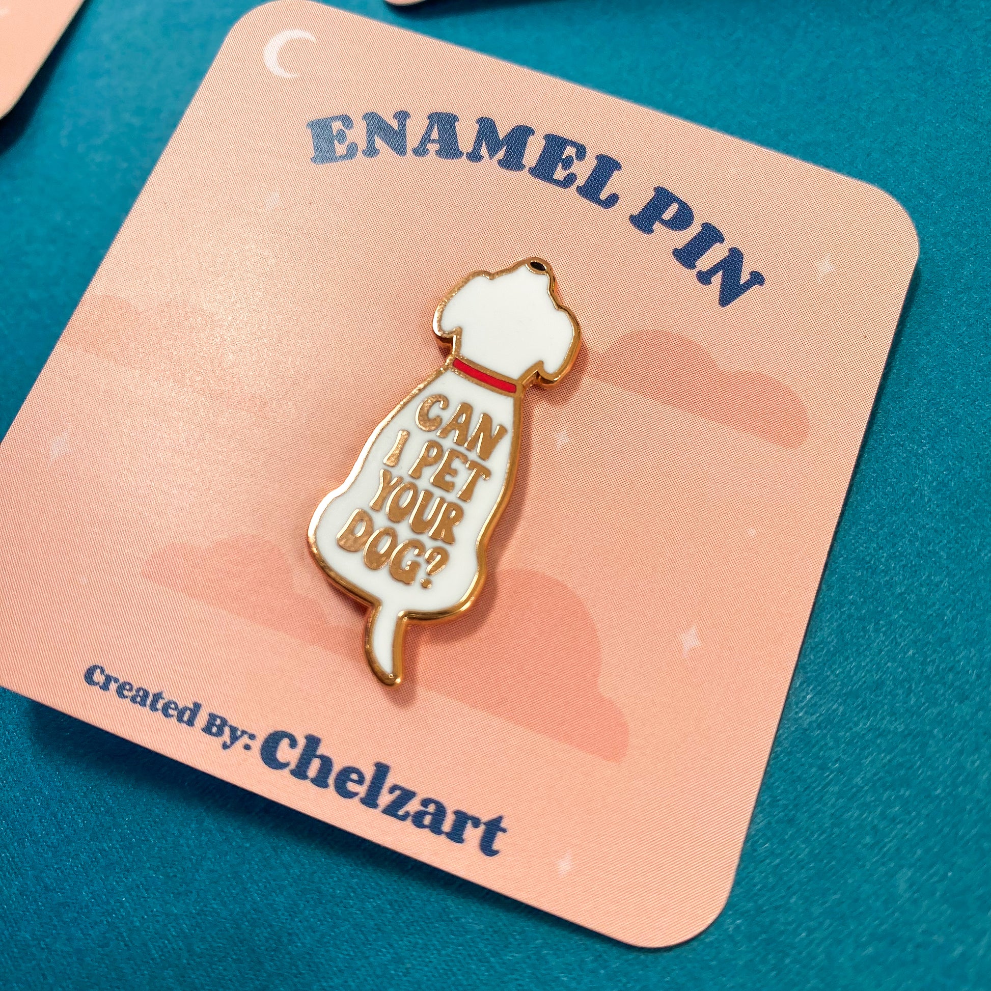 Can I Pet Your Dog Enamel Pin