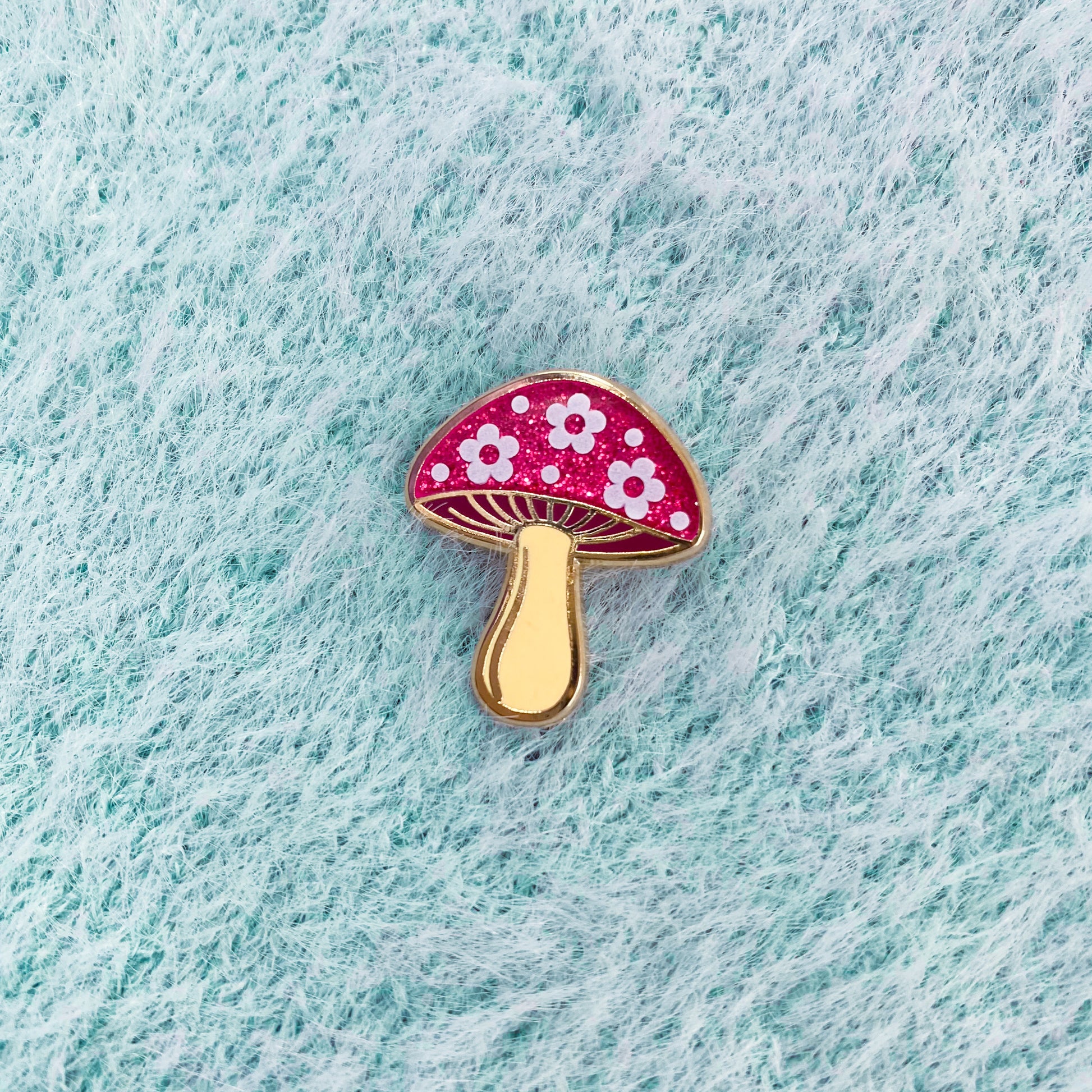 Retro Mushroom Enamel Pin