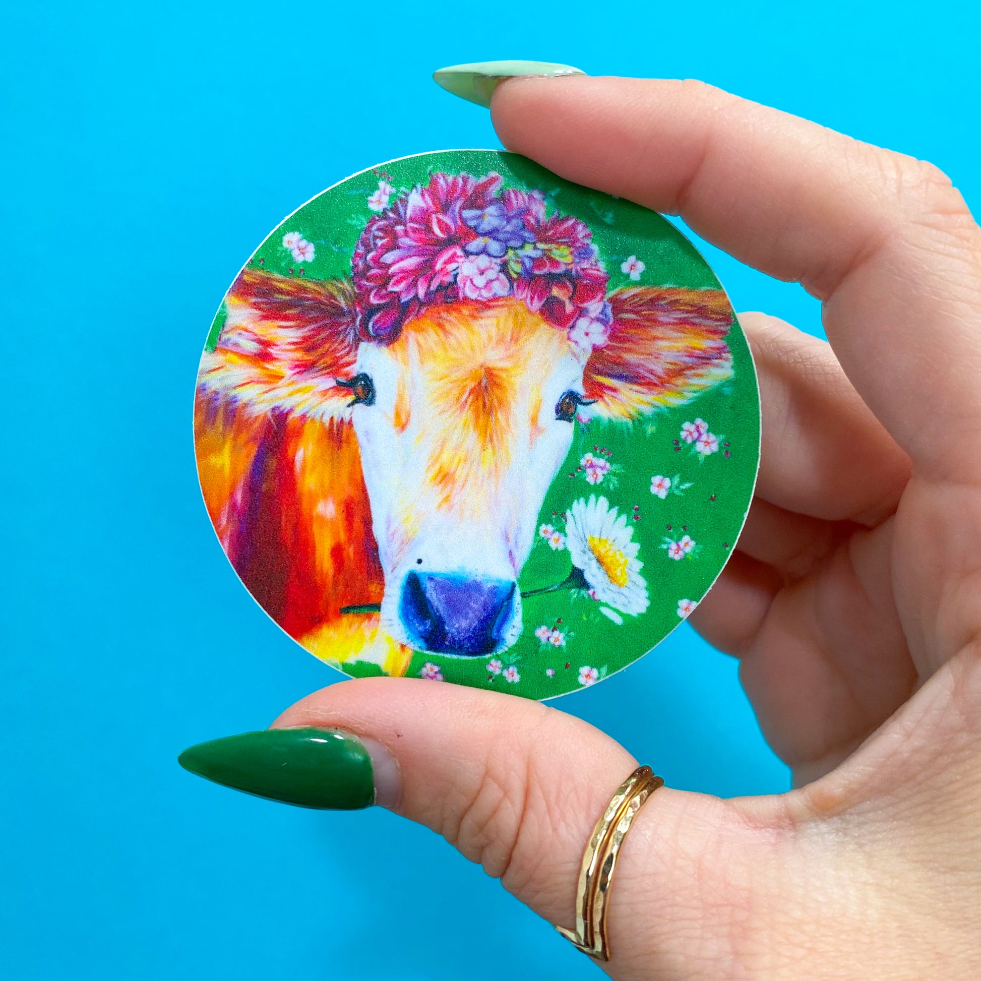 Frida Cowlo Vinyl Sticker