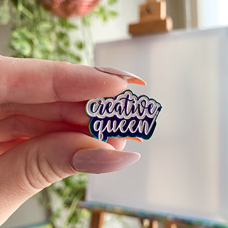 Creative Queen Enamel Pin