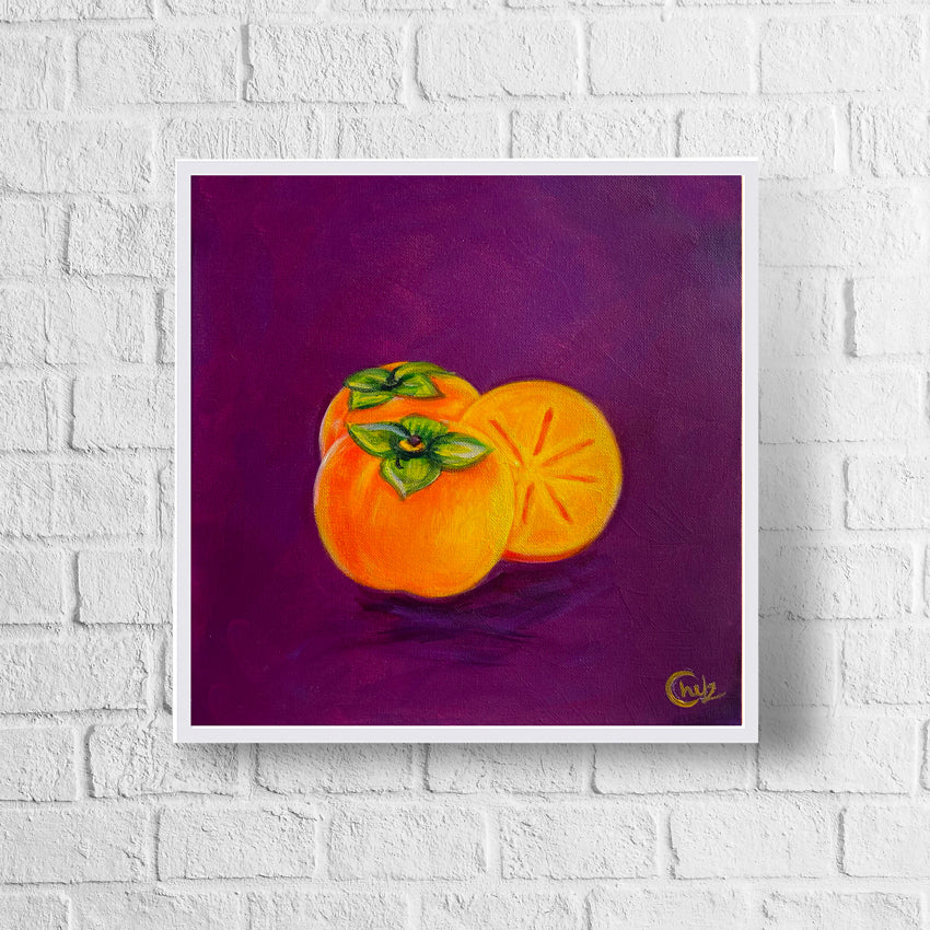 Colorful Persimmon Art Print
