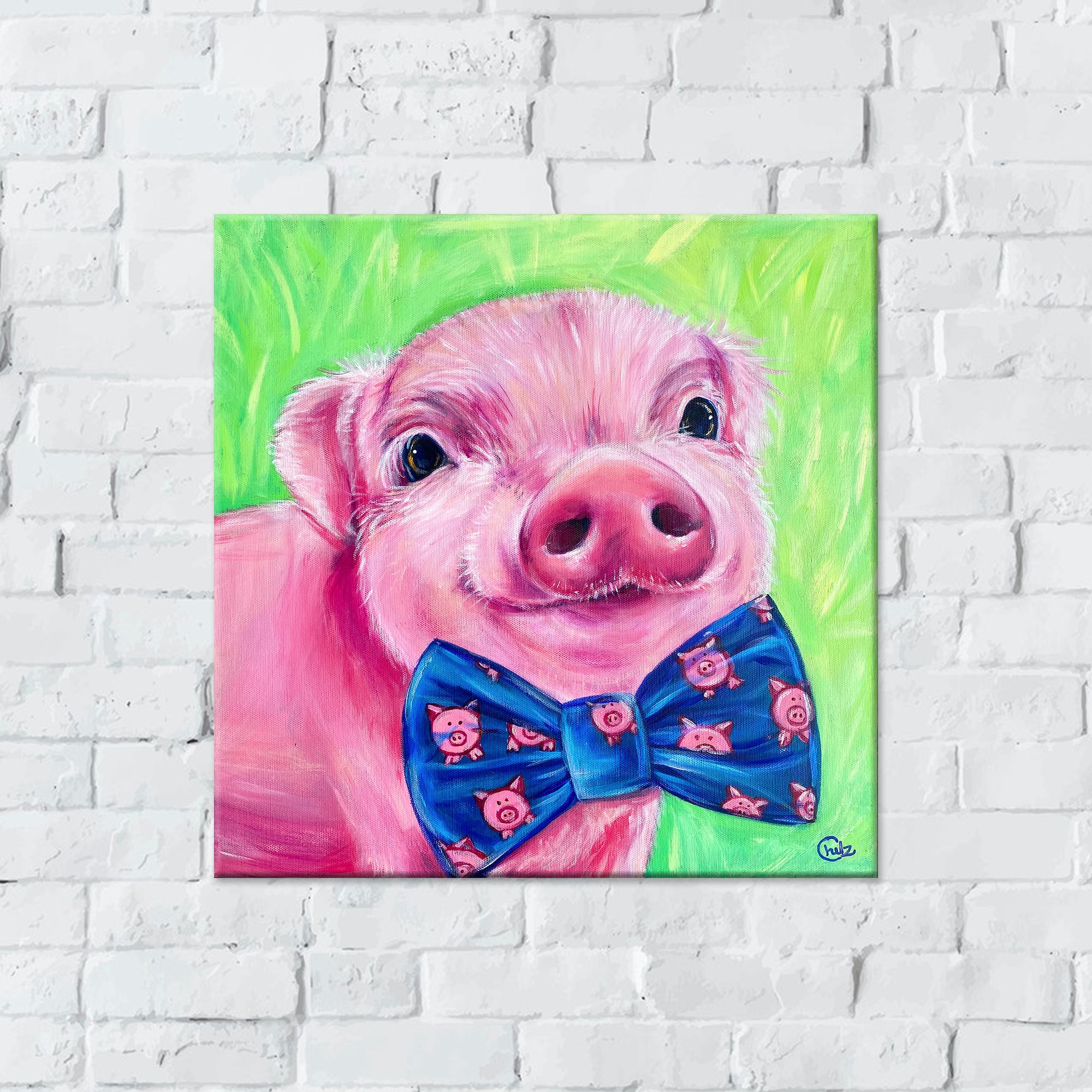 Hamilton the Pig Original Painting