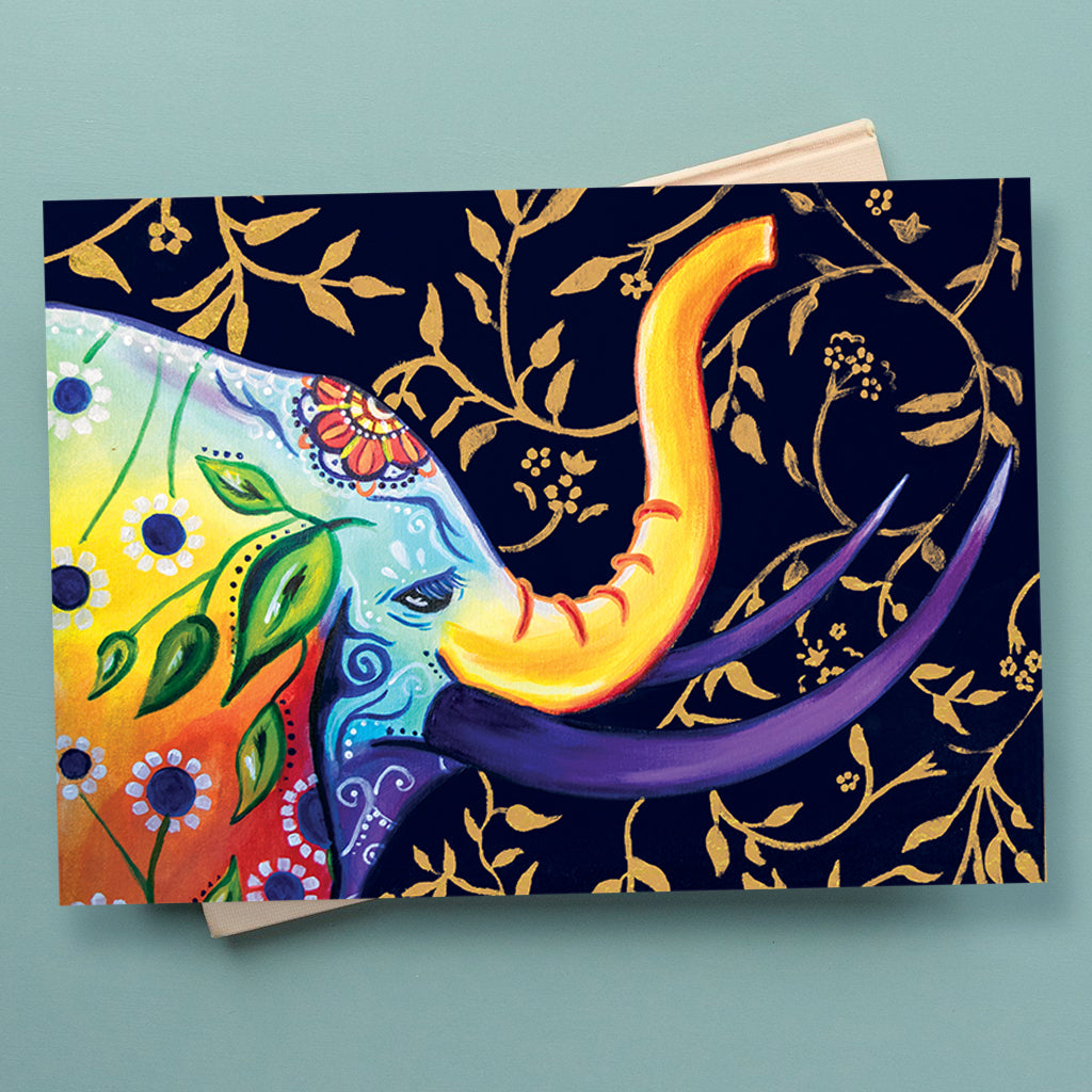 Boho Elephant Art Print