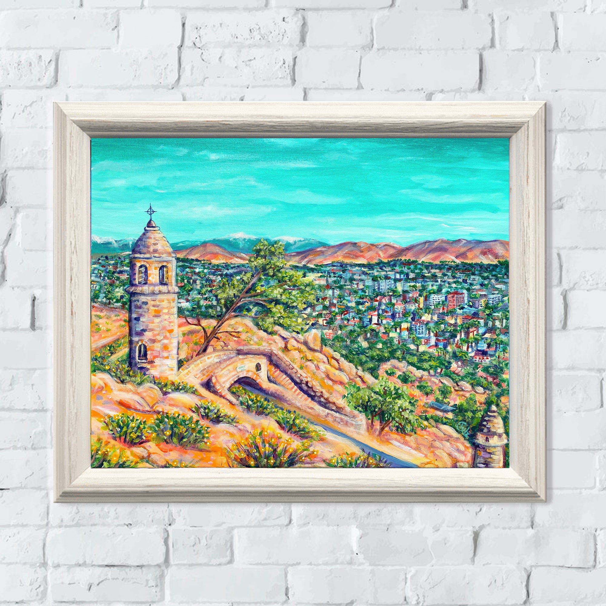 Mt. Rubidoux, Riverside California Art Print
