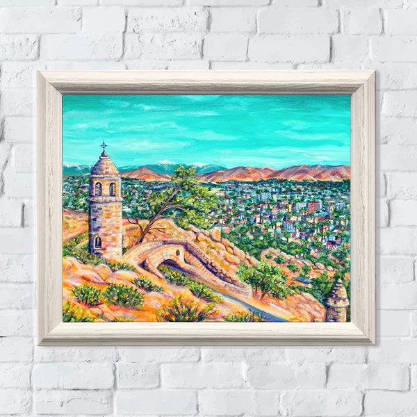 Mt. Rubidoux, Riverside CA Original Painting