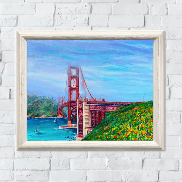 Golden Gate Bridge, San Francisco Original Painting