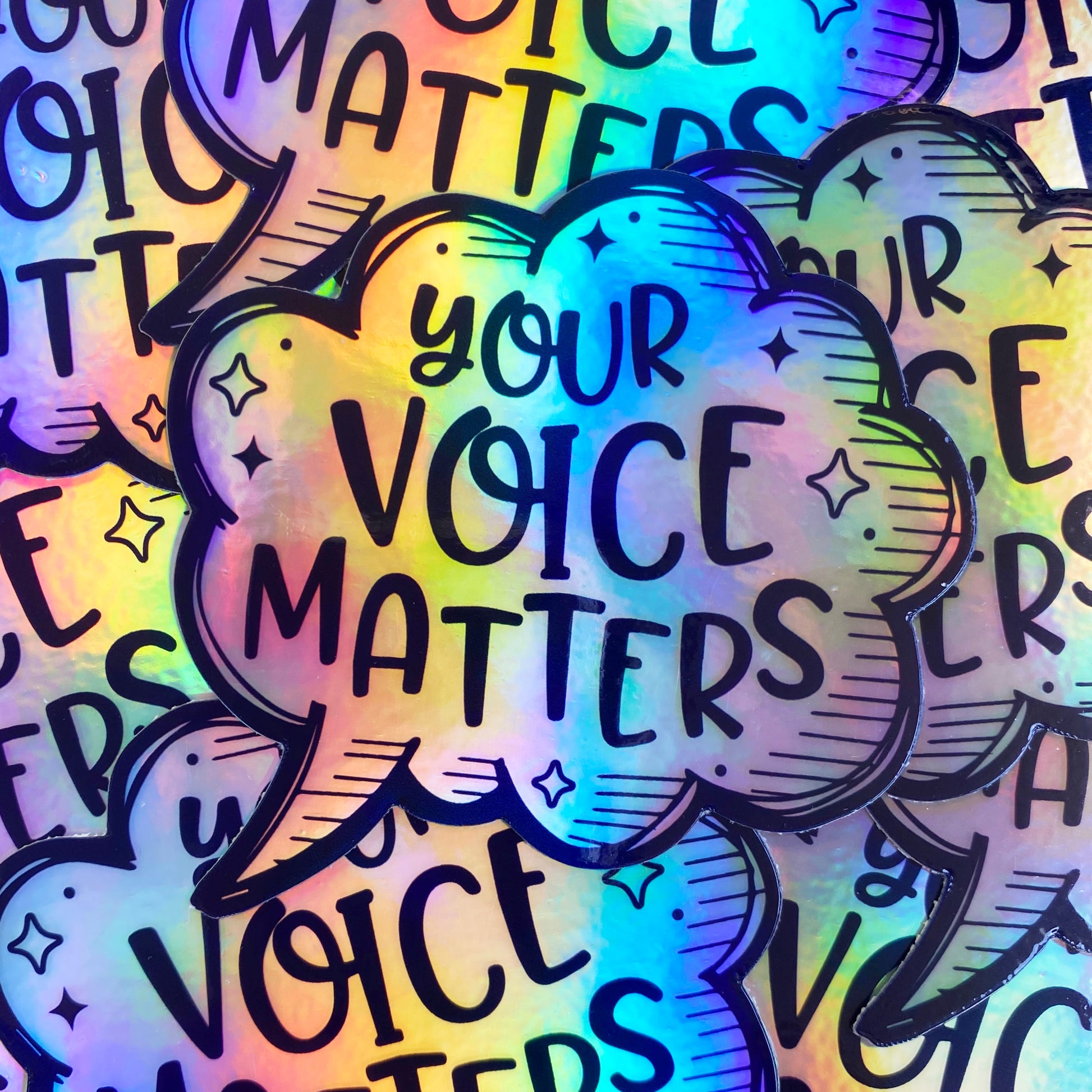 Your Voice Matters Vinyl Sticker