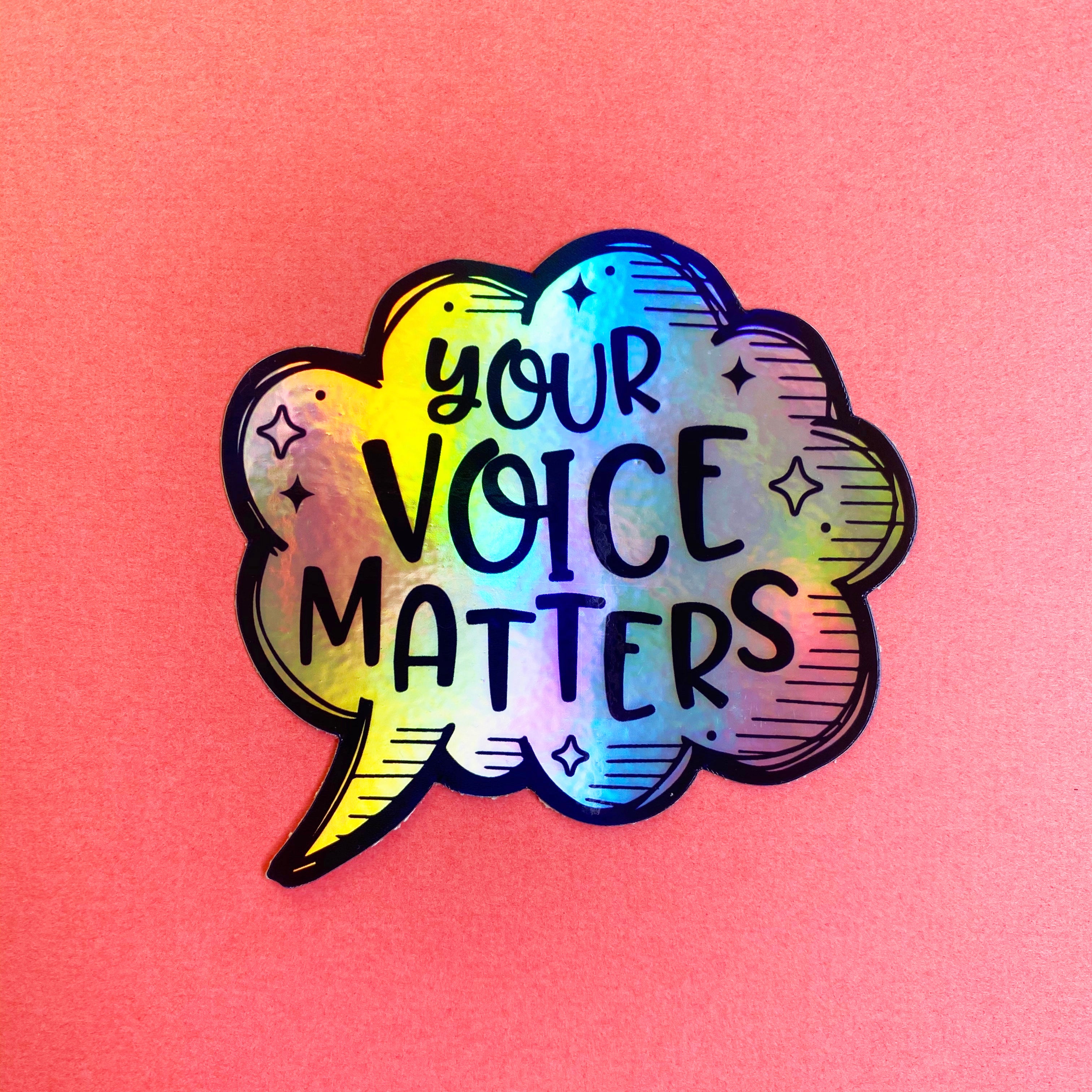 Your Voice Matters Vinyl Sticker