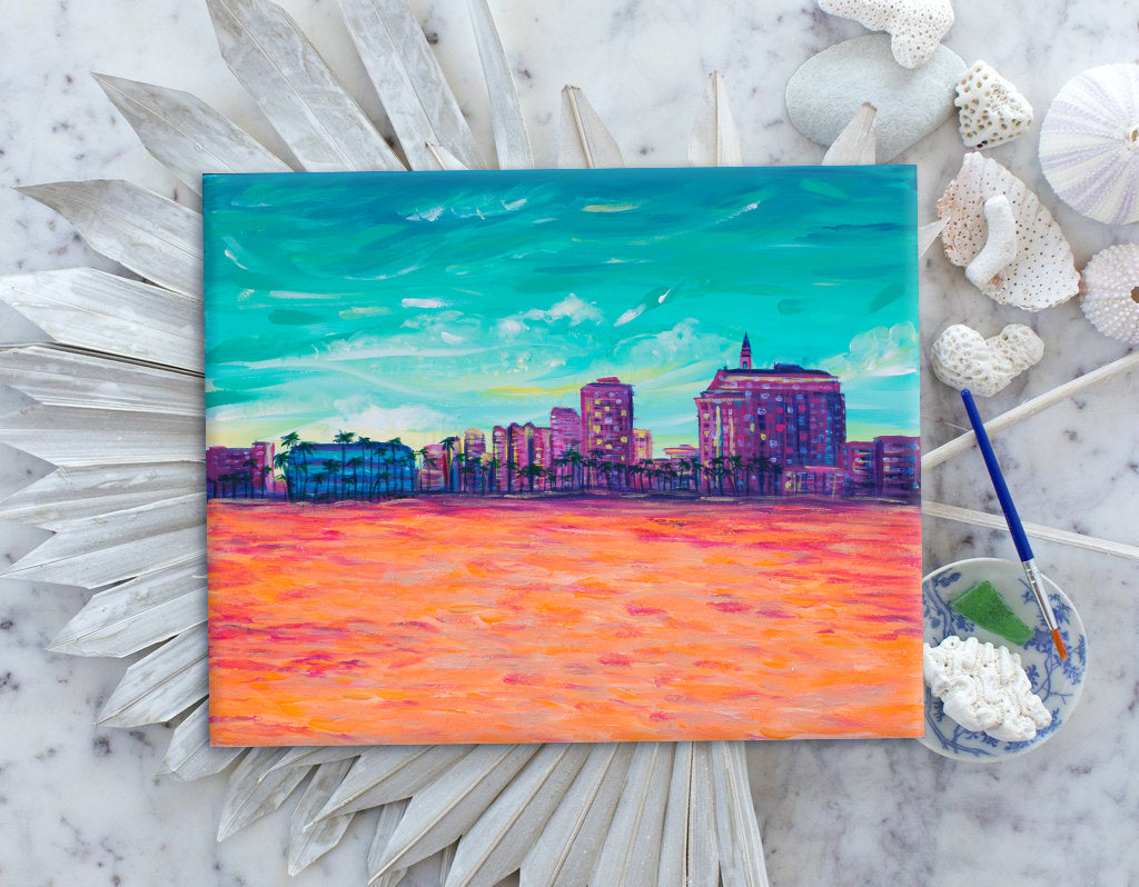 Love Long Beach Original Painting