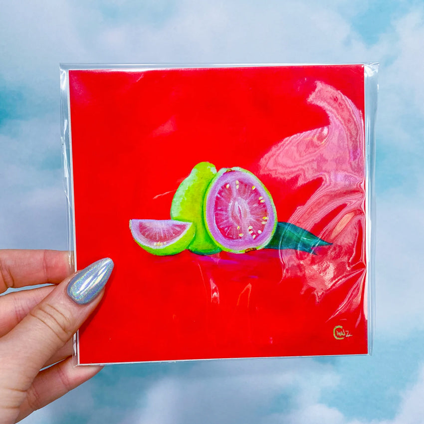 Colorful Guava Art Print