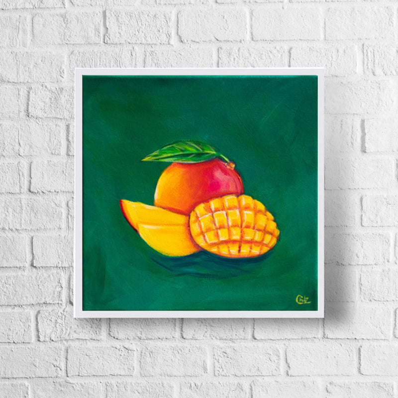 Colorful Mango Art Print
