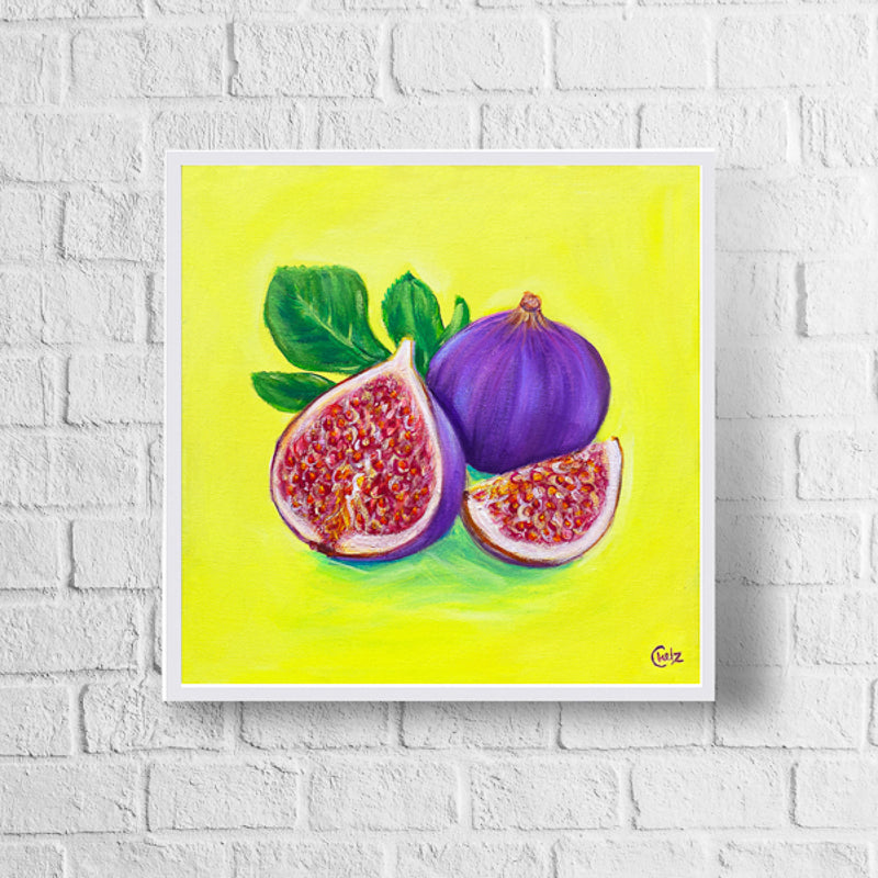 Colorful Fig Art Print