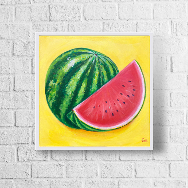Colorful Watermelon Art Print