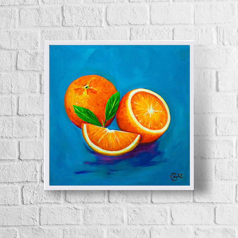 Colorful Orange Art Print