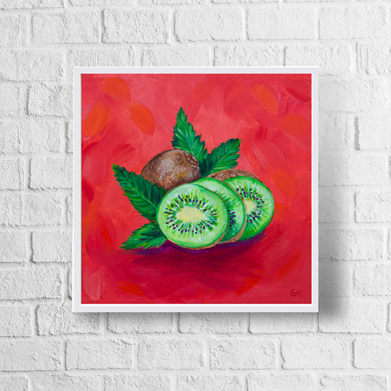 Colorful Kiwi Art Print