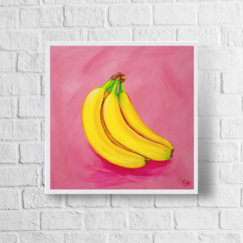 Colorful Banana Art Print