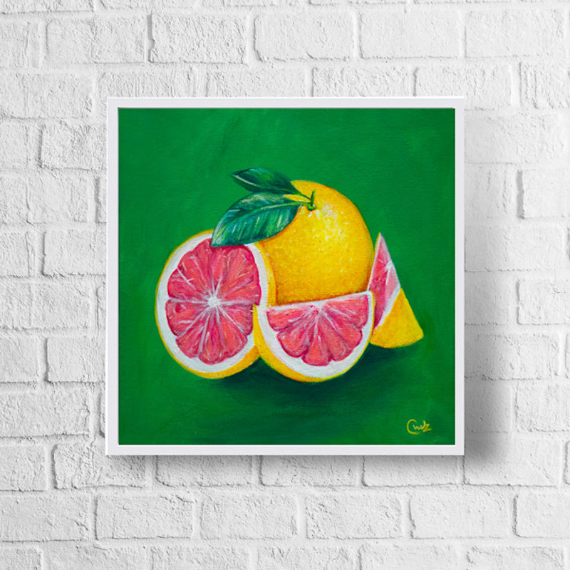 Colorful Grapefruit Art Print