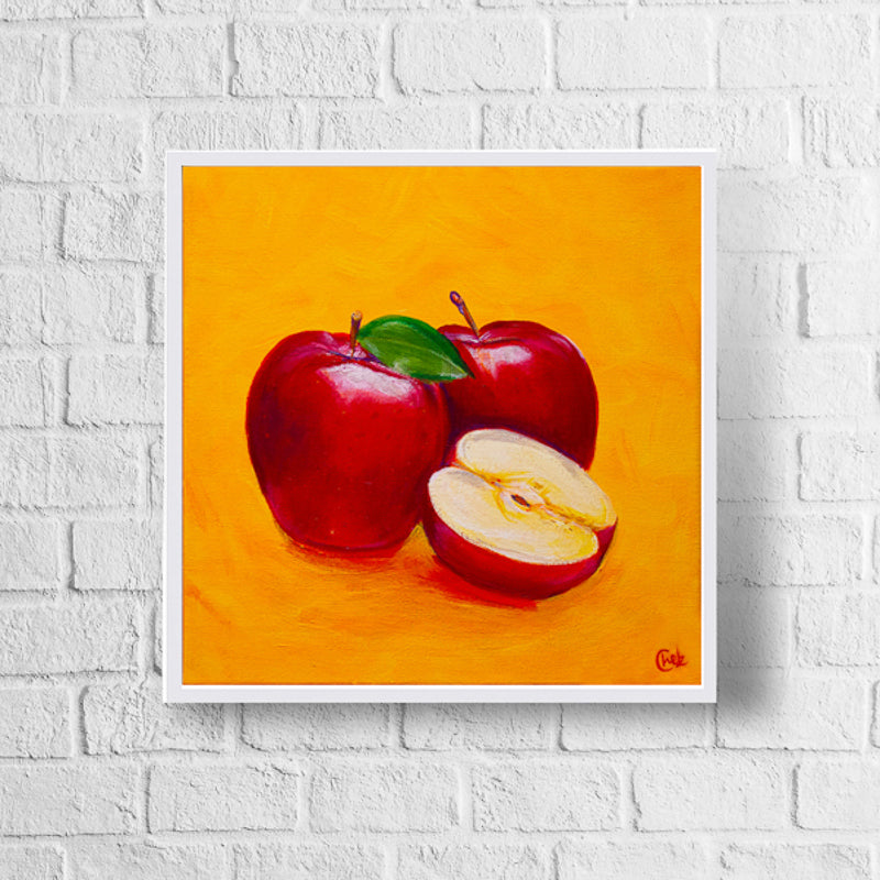 Colorful Apple Art Print