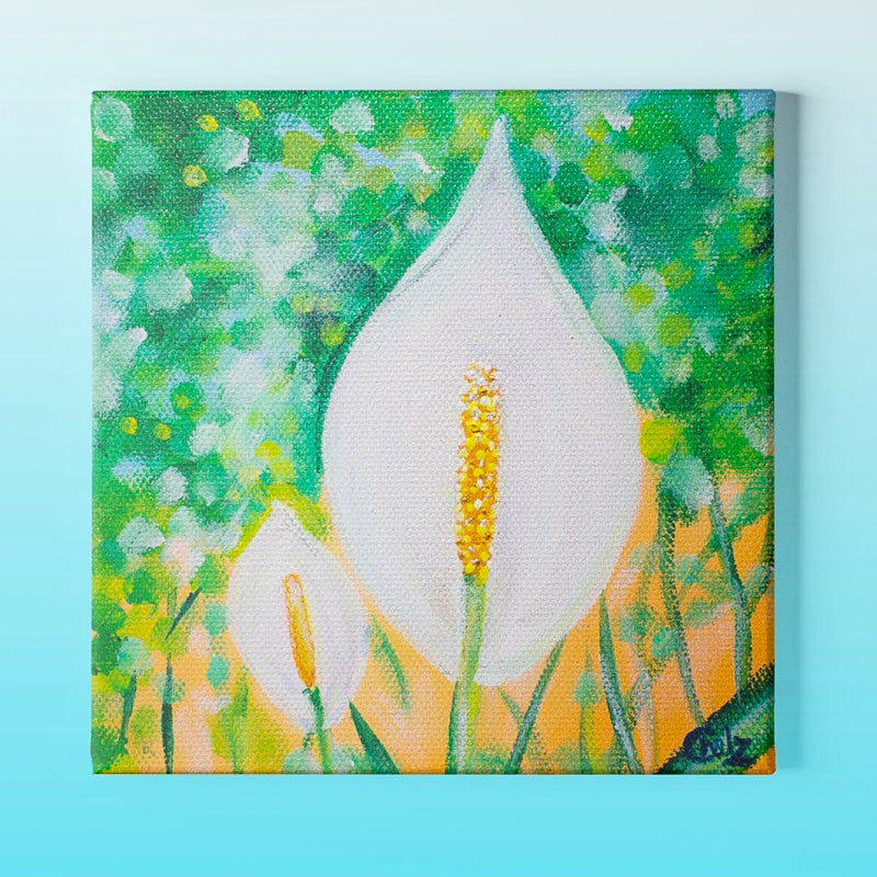 Peace Lily Original Painting