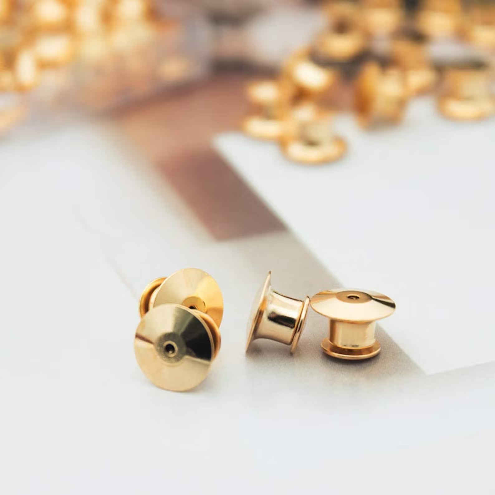 Secure Locking Enamel Pin Back (2-Pack)