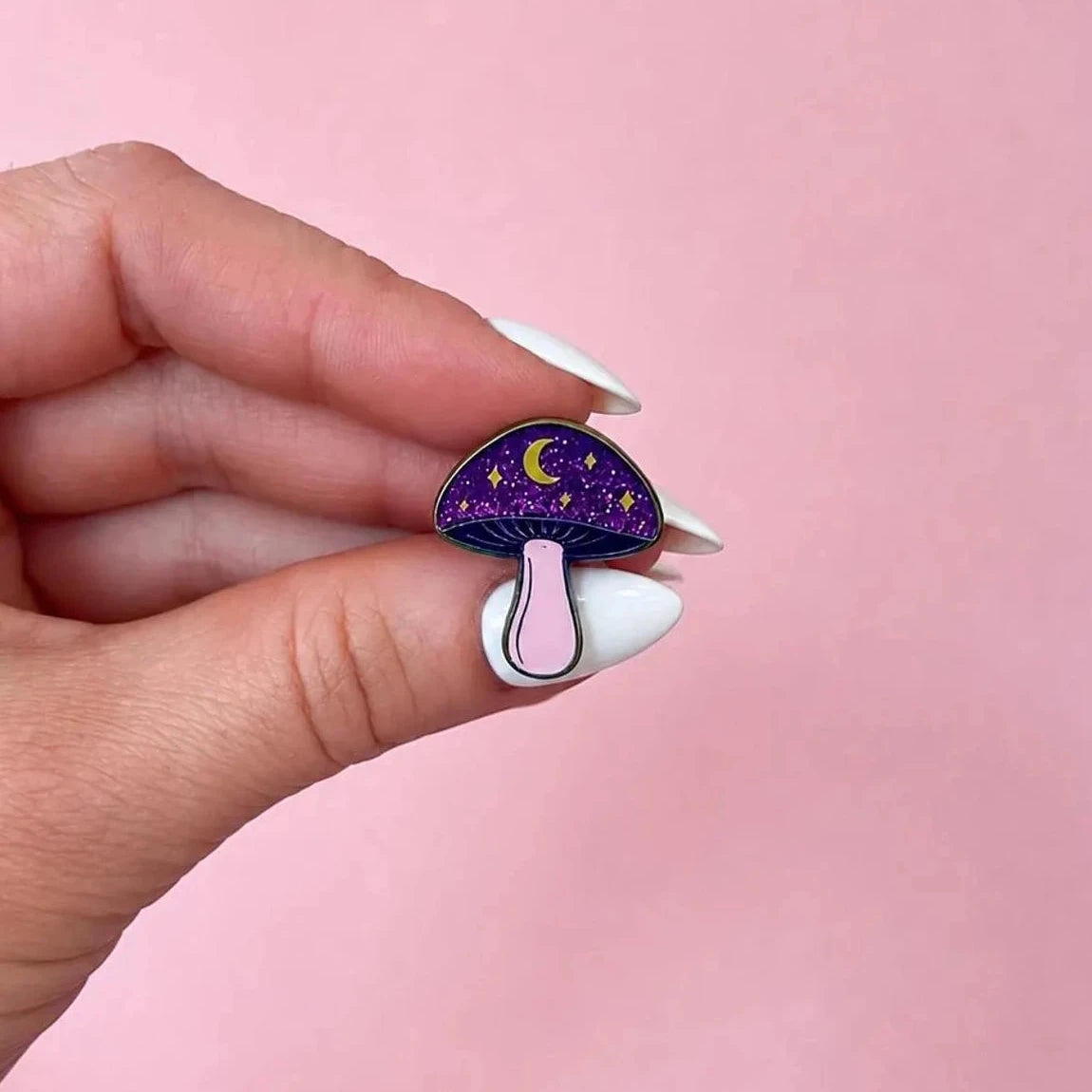Celestial Mushroom Enamel Pin