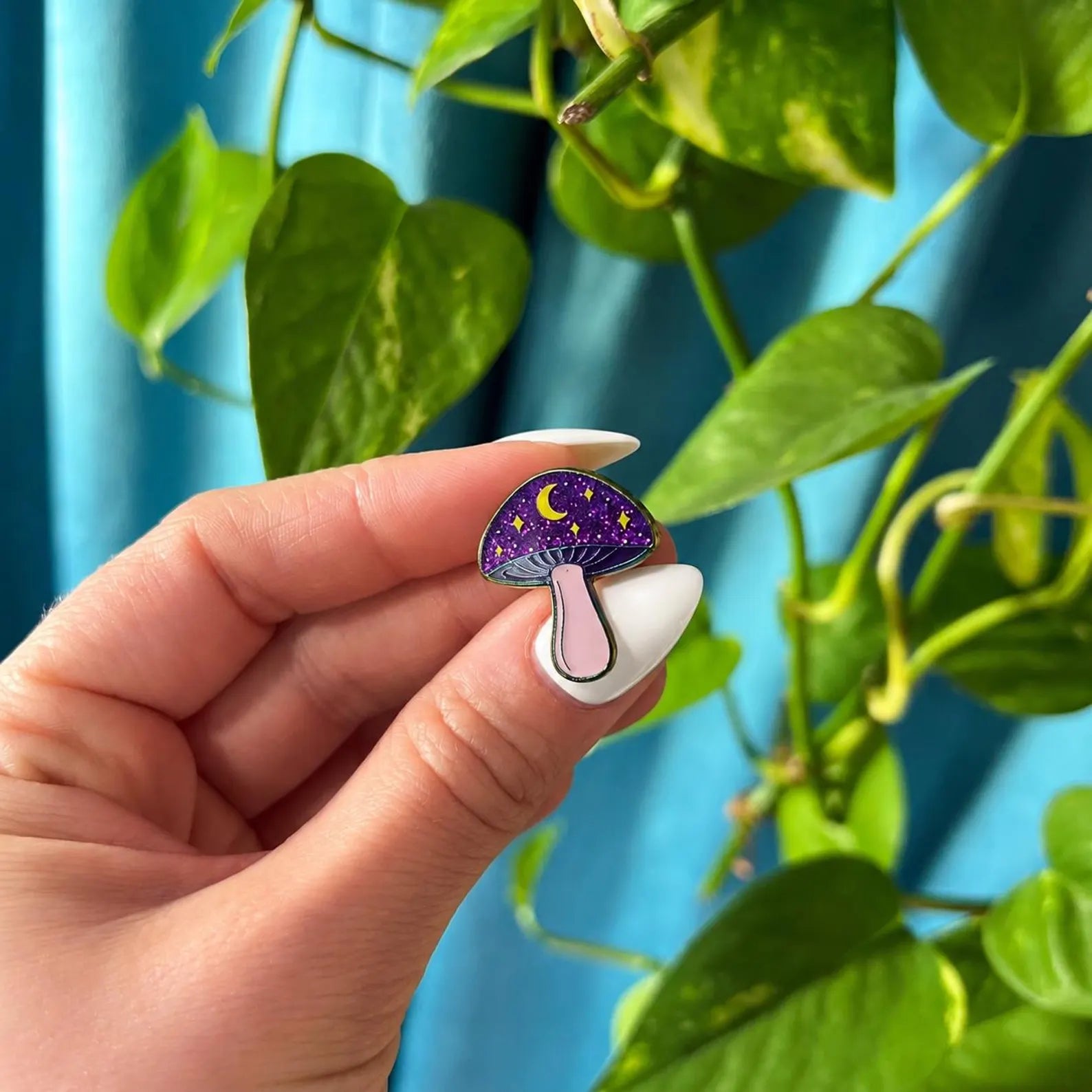 Celestial Mushroom Enamel Pin