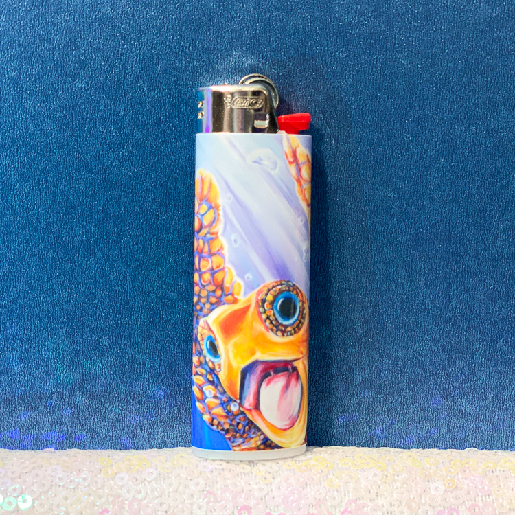 Turtley Awesome Lighter, Turtle Classic Bic Lighter