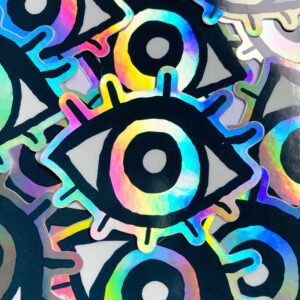 Colorful Eye sticker